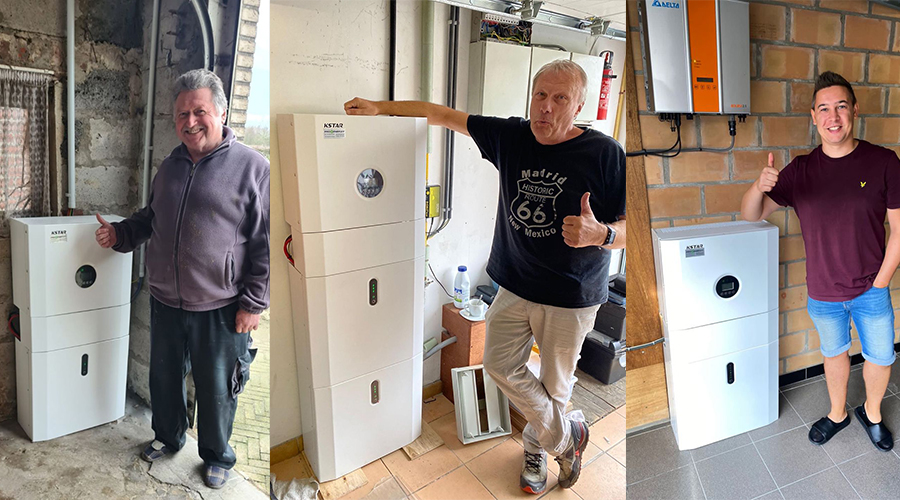 Les systèmes de stockage d'énergie résidentiels KSTAR entrent dans les familles belges avec la solution de batterie CATL.